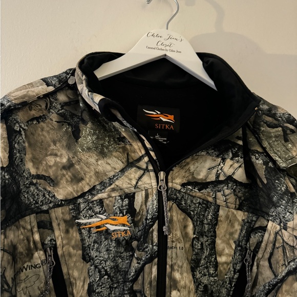 SITKA Men’s Camo Zip Up Jacket L - Picture 2 of 6
